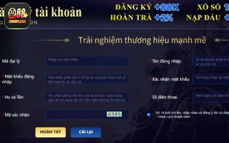 Người chơi cần tuân thủ các điều kiện của nhà cái