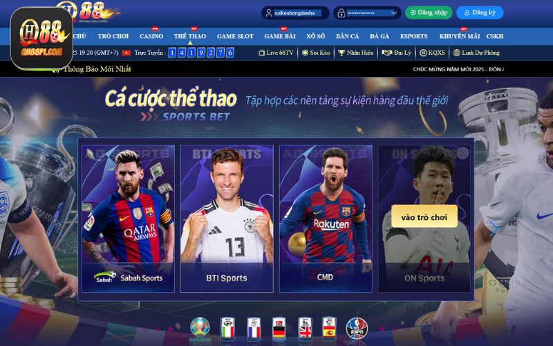 Thế mạnh vượt trội đến từ sảnh thể thao QH88