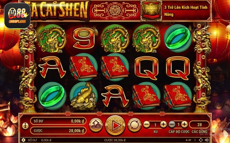 Trò chơi này lấy cảm hứng từ thần tài với độ họa rực rỡ